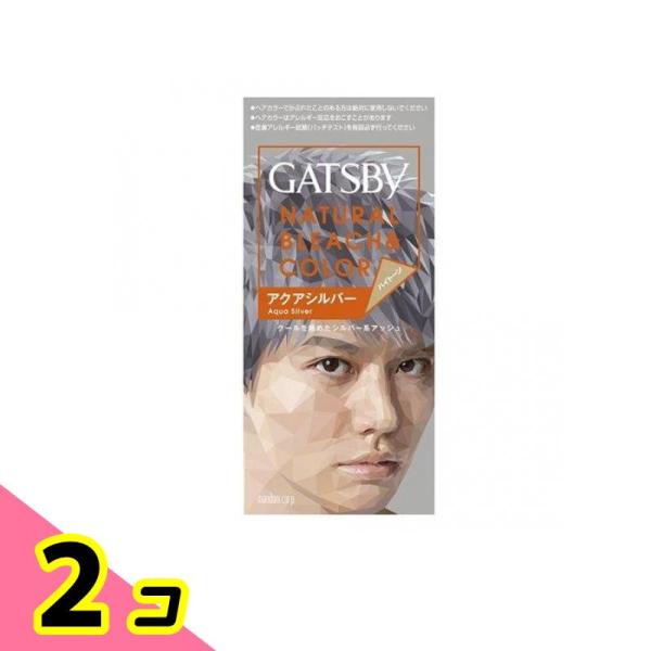 ギャツビー(GATSBY) ナチュラルブリーチカラー アクアシルバー 1組入 2個セット