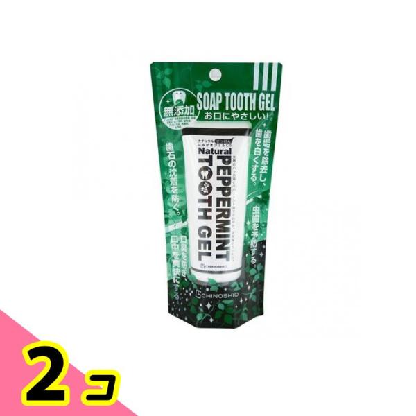 ナチュラルせっけん はみがきジェルCS 80g 2個セット