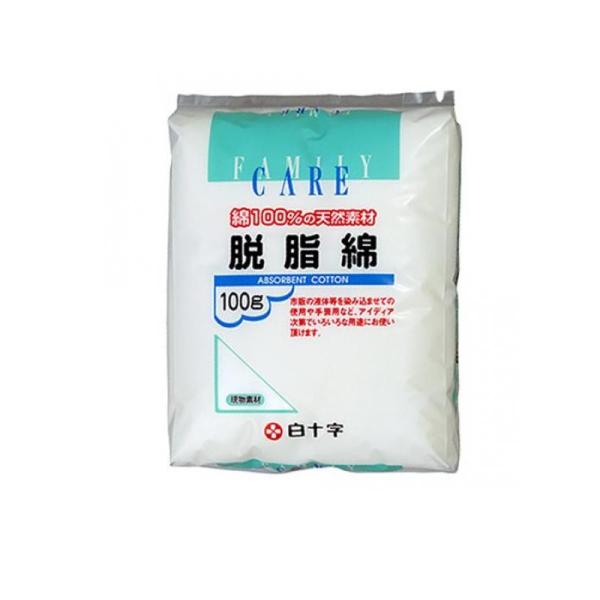 白十字 FC脱脂綿 100g (1個)