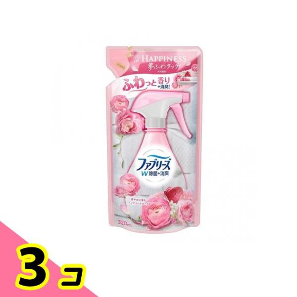 ファブリーズ  with レノアハピネス アンティークローズ&amp;フローラルの香り 詰め替え用 320m...