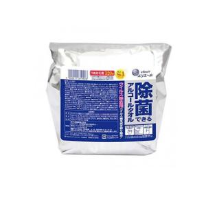 エリエール 除菌できるアルコールタオル ウイルス除去用 大容量タイプ 詰め替え用 320枚入 (1個)