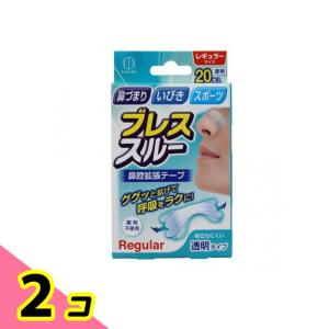 ブレススルー レギュラー 透明タイプ 20枚 2個セット