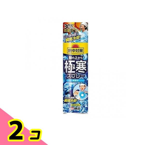 桐灰化学 熱中対策 服の上から極寒スプレー 無香料 330mL 2個セット