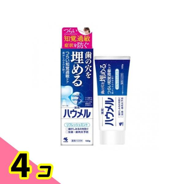 薬用ハミガキ ハウメル 100g 4個セット