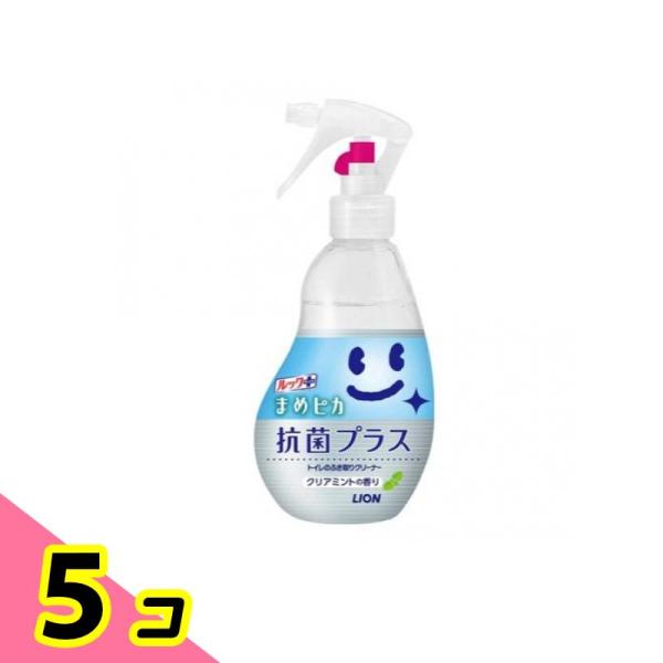 ルックプラス まめピカ 抗菌プラス トイレのふき取りクリーナー 210mL (本体) 5個セット