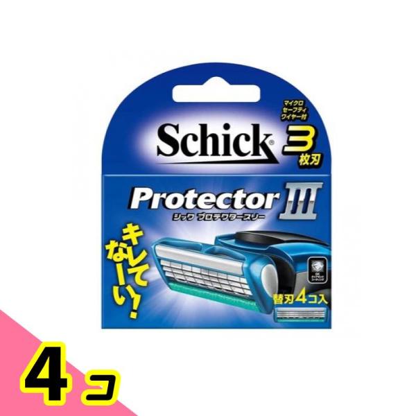 Schick(シック) プロテクター3(スリー) 替刃 4個入 4個セット