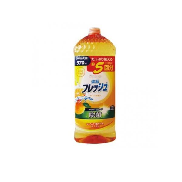 キッチンクラブ 濃縮フレッシュ除菌 オレンジの香り 970mL (詰め替え用  約5回分) (1個)