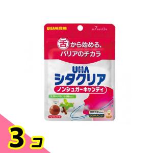 UHA味覚糖 シタクリア ノンシュガーキャンディ アロマミント味 7日分 21粒 3個セット