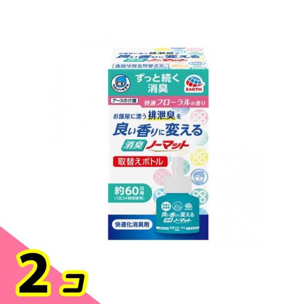 ヘルパータスケ 良い香りに変える 消臭ノーマット 快適フローラルの香り 取替えボトル 45mL 2個...