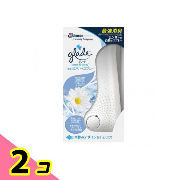 glade グレード 消臭センサー&amp;スプレー 本体 リフレッシュスプリング 18組入 2個セット