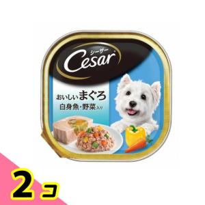 シーザー トレイ おいしいまぐろ 白身魚・野菜入り ふわふわローフタイプ 100g 2個セット