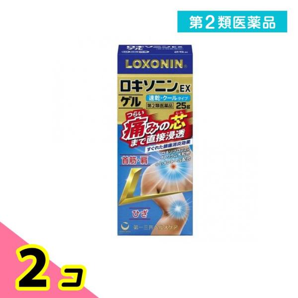 第２類医薬品 ロキソニンEXゲル 25g 2個セット