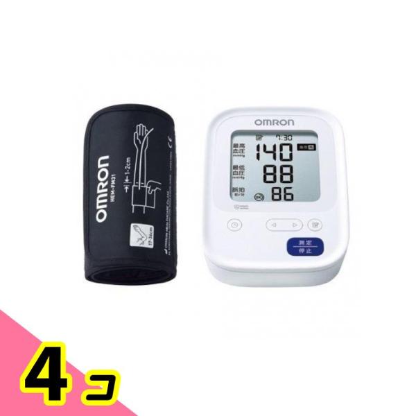 オムロン 上腕式血圧計 HCR-7106 1台 4個セット