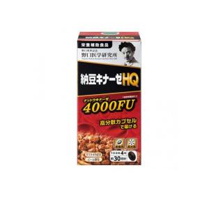 野口医学研究所 納豆キナーゼHQ 4000FU 120粒 ナットウキナーゼ 栄養