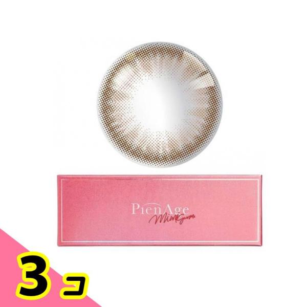 ピエナージュ ミミジェム ワンデーカラコン ミミルビー 10枚入 (-4.00 度あり) 3個セット