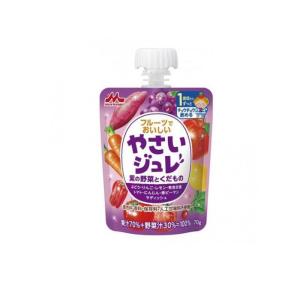森永 フルーツでおいしいやさいジュレ 紫の野菜とくだもの 70g (1個)｜minoku-beauty