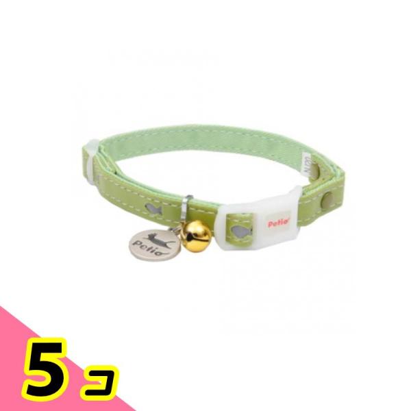 ペティオ 猫用 CAT COLLAR キャットカラー フィッシュレザーカラー グリーン 1本入 (C...