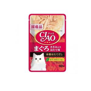 CIAOパウチまぐろ ささみ・まぐろ節入り 40g : サンドラッグe-shop