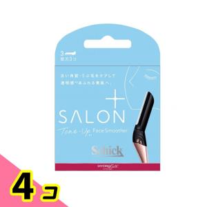 シック ハイドロシルク サロンプラス トーンアップフェイススムーサー 替刃 3個入 4個セット