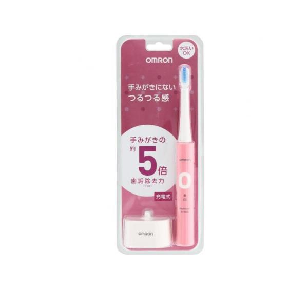 オムロン 音波式電動歯ブラシ HT-B303 メディクリーン ピンク 1個 (1個)
