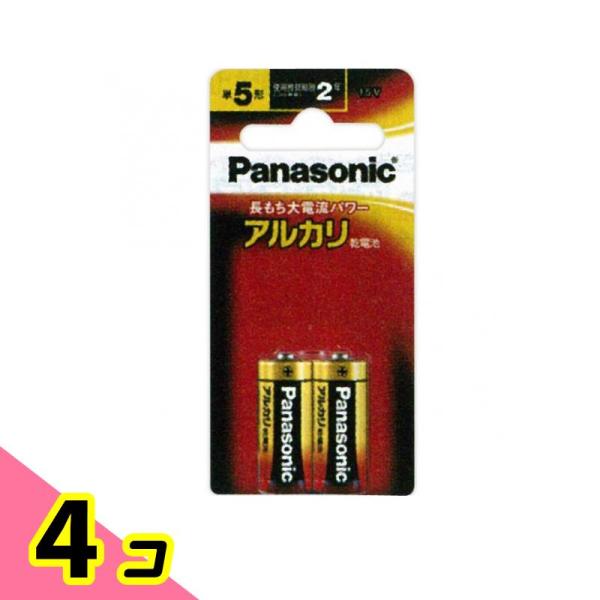 パナソニック アルカリ乾電池 単5形 LR1XJ/2B 2本セット 4個セット