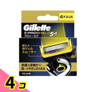 ジレット プロシールド 替刃 4個入 4個セット