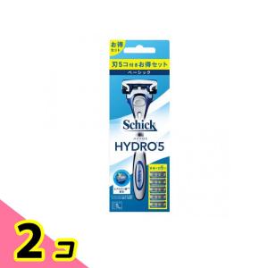 Schick シック ハイドロ5 ベーシック コンボパック ホルダー(刃付き)+替刃4コ 1セット 2個セット