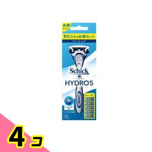 Schick シック ハイドロ5 ベーシック コンボパック ホルダー(刃付き)+替刃4コ 1セット 4個セット