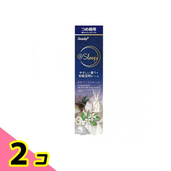 Sawaday+@Sleep サワデーアットスリープ ゆめごこちフルール 詰め替え用 70mL 2個...