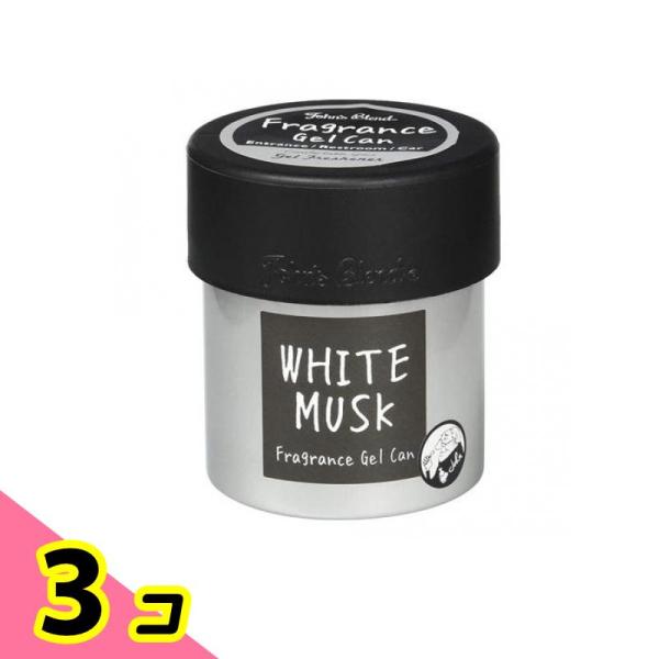 ジョンズブレンド フレグランスジェルカン 缶 ホワイトムスク 85g 3個セット