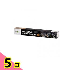 REPTIZOO 爬虫類用ランプ T5 UVB10.0灯24W & カバーコンボキット E752 1組入 5個セット