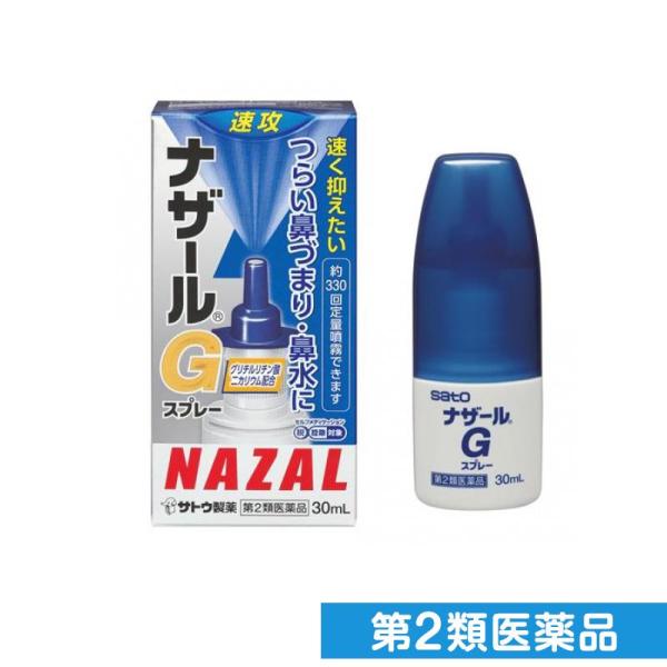 第２類医薬品ナザールGスプレー 鼻炎用点鼻薬 30mL (1個)