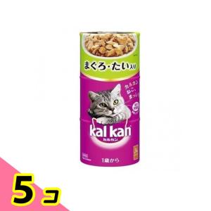 カルカン(kalkan) 缶タイプ まぐろ・たい入り 160g (×3缶入) 5個セット