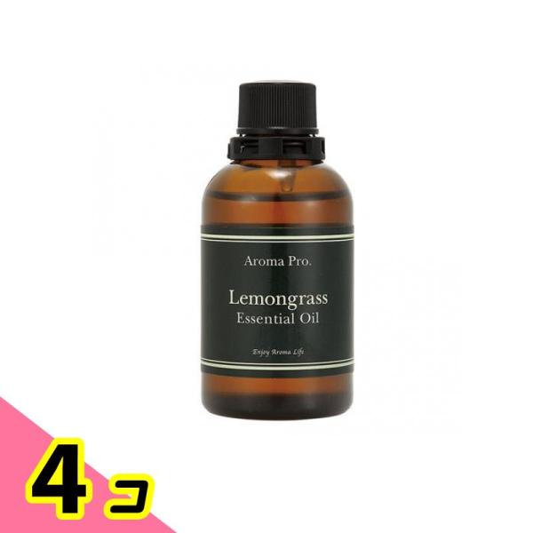 アロマプロ エッセンシャルオイル レモングラス 65mL 4個セット