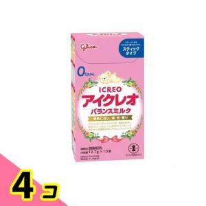 アイクレオ バランスミルク スティックタイプ 127g (12.7g×10本入) 4個セット