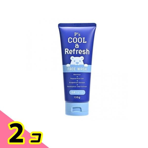 コスメステーション P’s COOL&amp;Refresh 洗顔フォーム 130g 2個セット