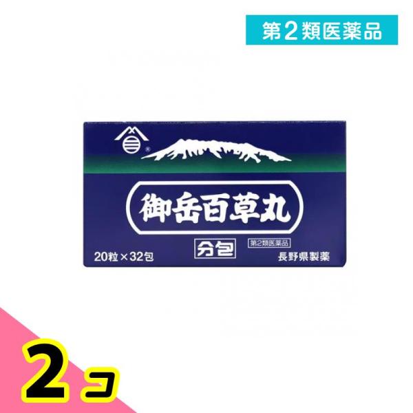 第２類医薬品 長野県製薬 御岳百草丸〈分包〉 32包 2個セット