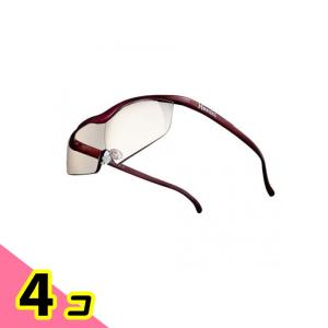 Hazuki ハズキルーペ ラージ 1.6倍 カラーレンズ 1個入 (赤) 4個セット