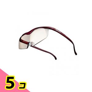 Hazuki ハズキルーペ ラージ 1.6倍 カラーレンズ 1個入 (赤) 5個セット