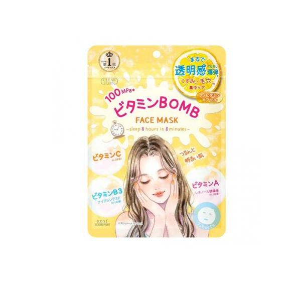 クリアターン ビタミンBOMBマスク 7枚入 (美容液159mL) (1個)