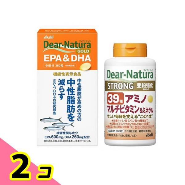 ディアナチュラゴールド EPA&amp;DHA 360粒 &amp;ストロング39アミノ マルチビタミン&amp;ミネラル ...