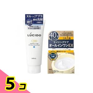 LUCIDO(ルシード) オイルクリア洗顔フォーム 130g &薬用パーフェクトスキンクリームEX 90g 5個セット