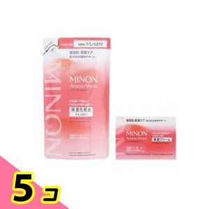 ミノンアミノモイスト モイストチャージ ローションI・しっとり 保湿化粧水 詰め替え用 130mL &クリーム 40g 5個セット