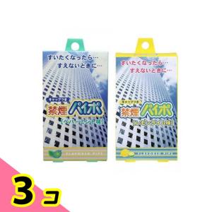 禁煙パイポ ペパーミント &レモンライム 各3本入 3個セット