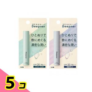 メンターム Deepner ディープナーリップ メントールUV &無香料UV 各2.3g 5個セット