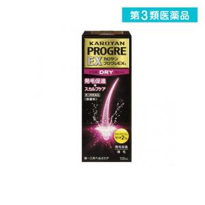 第３類医薬品 カロヤン プログレ EX D 120mL 発毛剤 育毛剤 発毛促進薬 脱毛症 市販薬 頭皮 乾燥肌 スカルプケア 女性 男性 (1個)