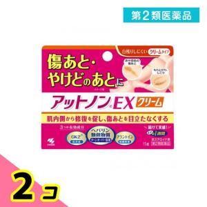 第２類医薬品アットノンEX クリーム 15g 傷あと 2個セット｜みんなのお薬ビューティ&コスメ店