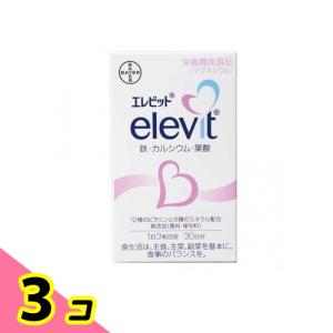 エレビット　葉酸サプリ バイエル 葉酸 サプリメント エレビット ボトル 90粒 (1個) : 通販