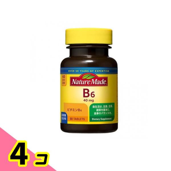 ネイチャーメイド ビタミンB6 40日分 80粒入 4個セット