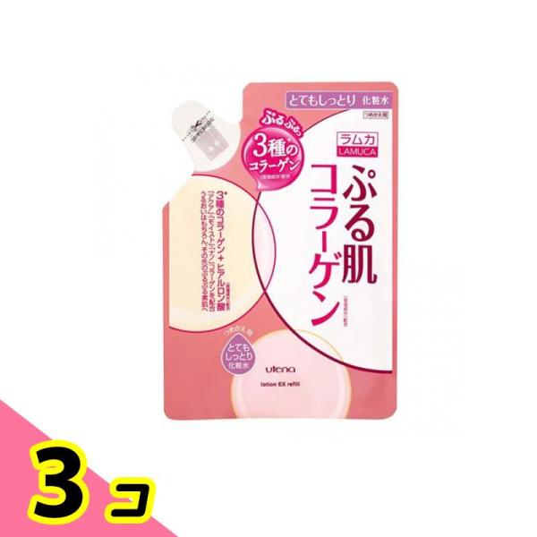 ラムカ ぷる肌化粧水 とてもしっとり 180mL (詰め替え用) 3個セット